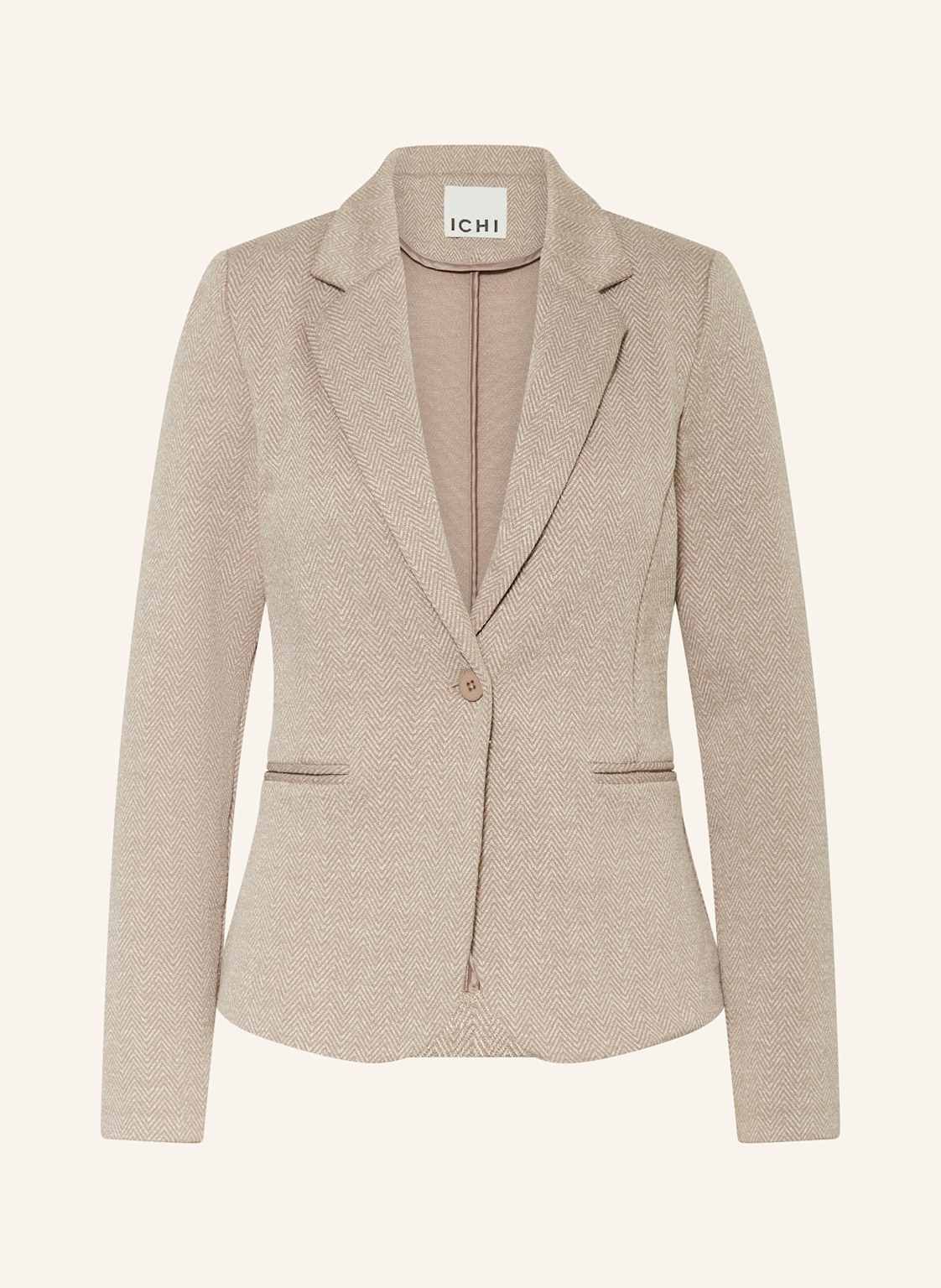 Ichi Jacquard-Blazer Ihkate beige Ichi Jacquard-Blazer Ihkate beige von Ichi