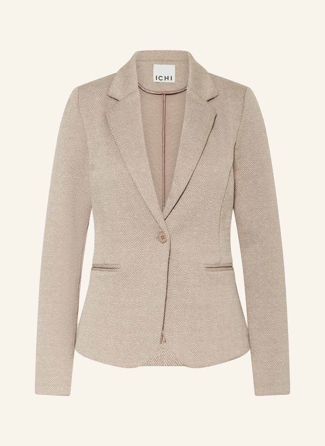 Ichi Jacquard-Blazer Ihkate beige von Ichi