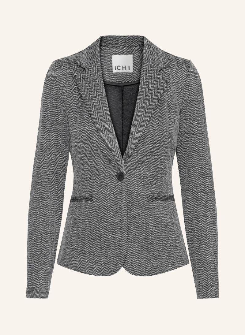 Ichi Jacquard-Blazer Ihkate grau von Ichi