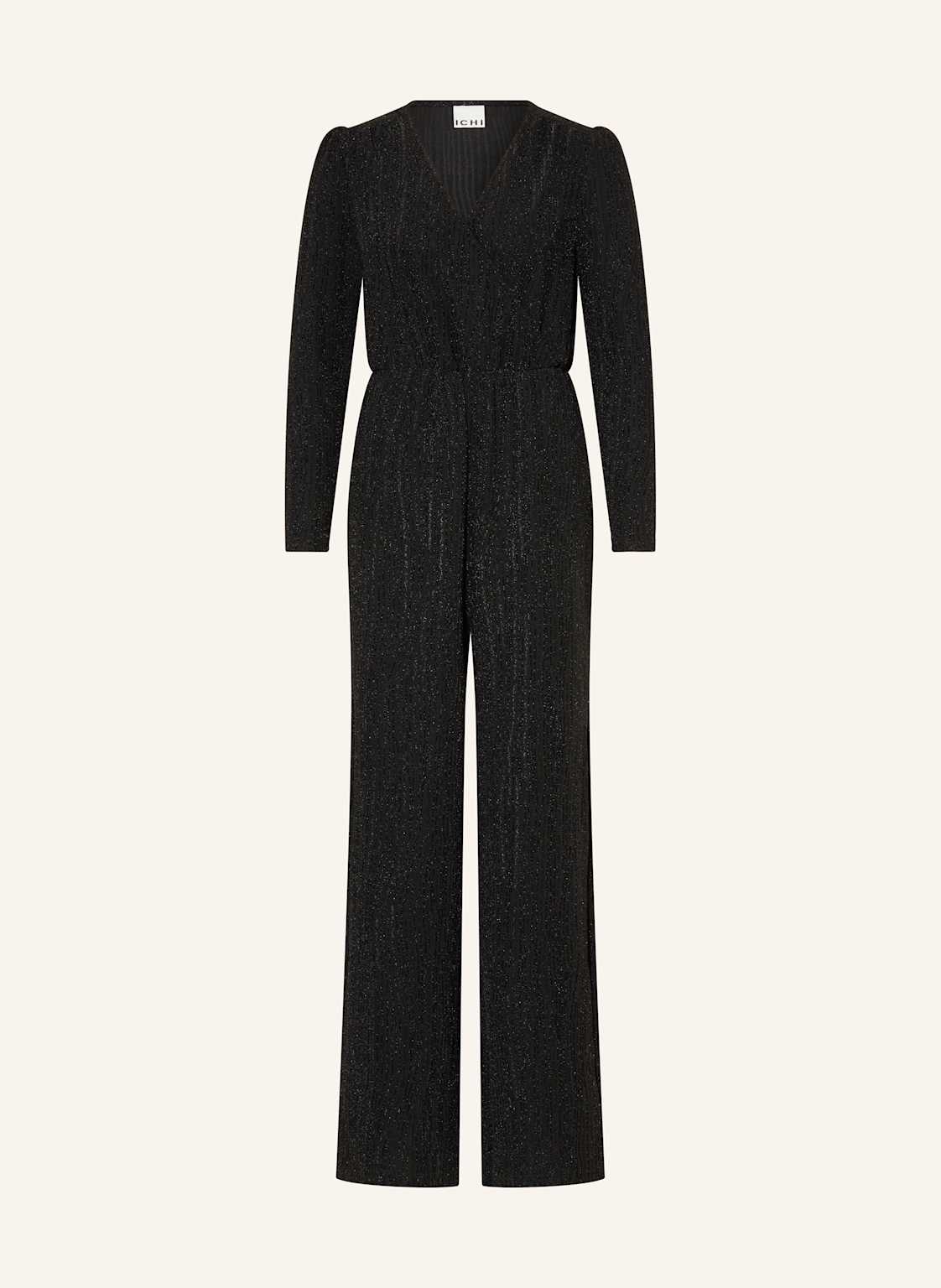 Ichi Jumpsuit Ihnareen Mit Glitzergarn schwarz Ichi Jumpsuit Ihnareen Mit Glitzergarn schwarz von Ichi