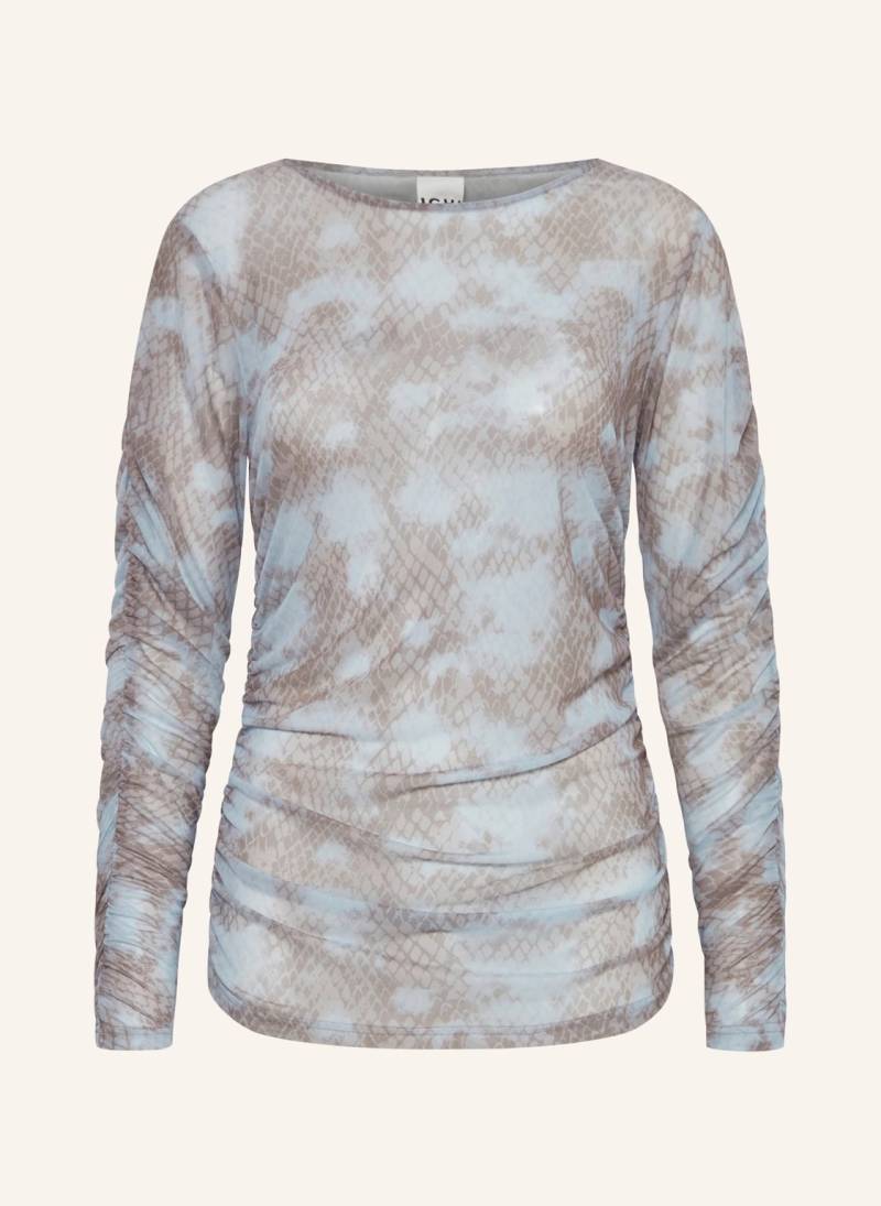 Ichi Longsleeve Ihista Aus Mesh braun von Ichi