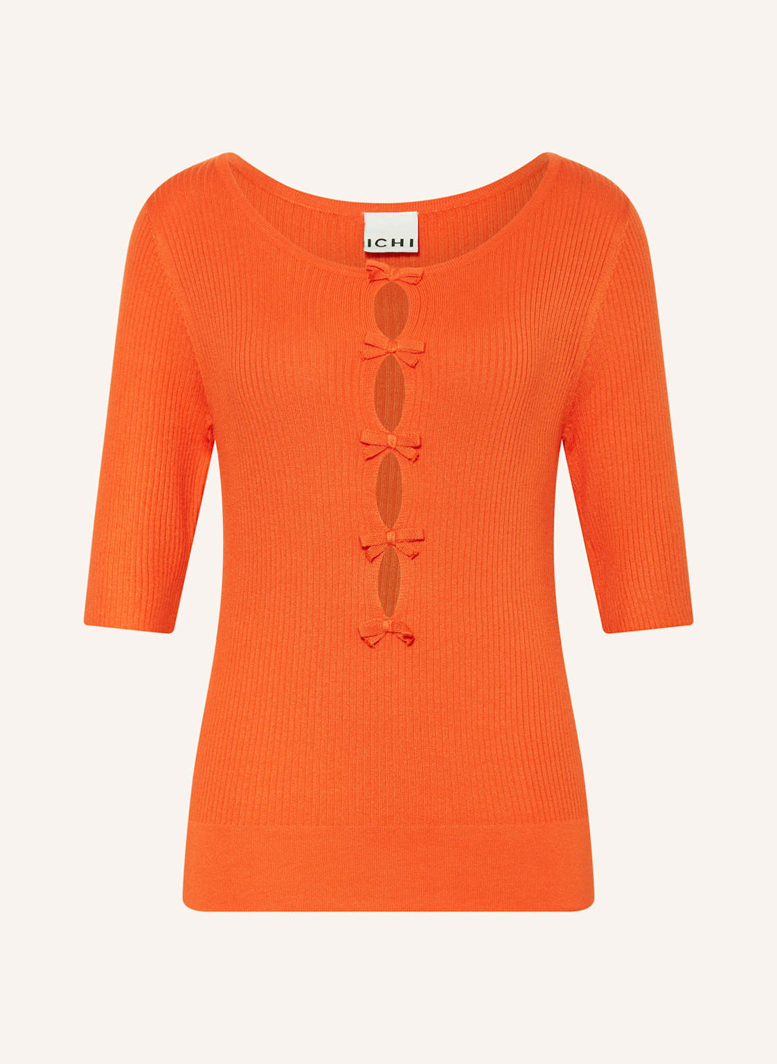 Ichi Strickshirt Ihmafa orange von Ichi