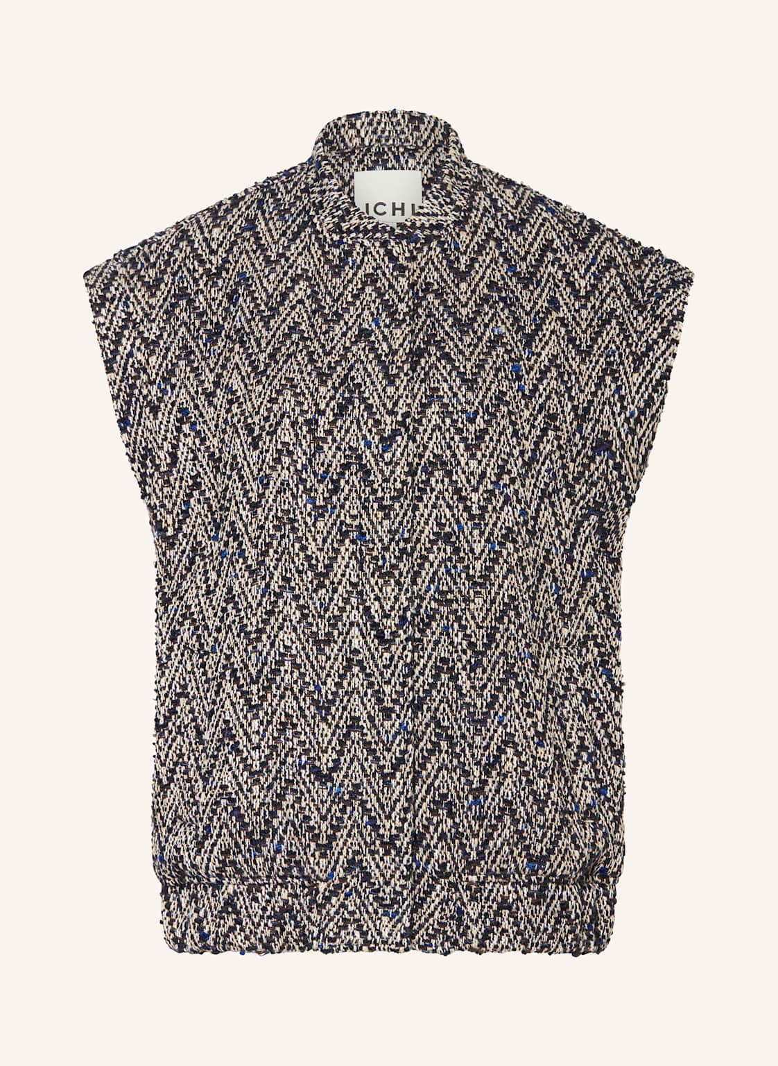 Ichi Tweed-Weste Ihfonavi blau Ichi Tweed-Weste Ihfonavi blau von Ichi