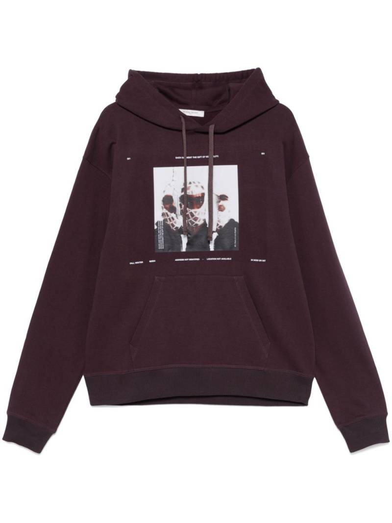 Ih Nom Uh Nit Balaklava hoodie - Purple von Ih Nom Uh Nit