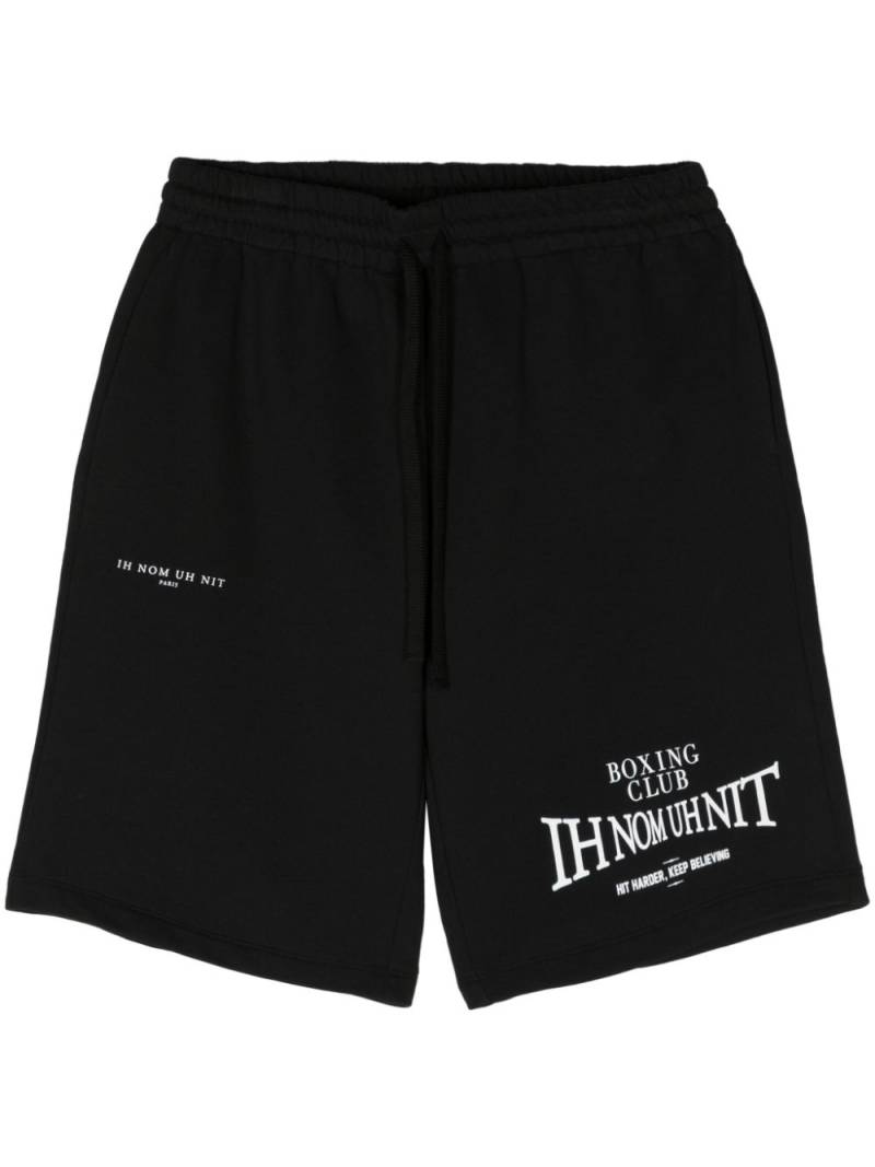 Ih Nom Uh Nit Boxing Club track shorts - Black von Ih Nom Uh Nit