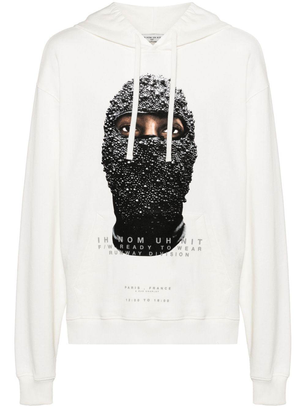 Ih Nom Uh Nit Future Mask hoodie - White von Ih Nom Uh Nit