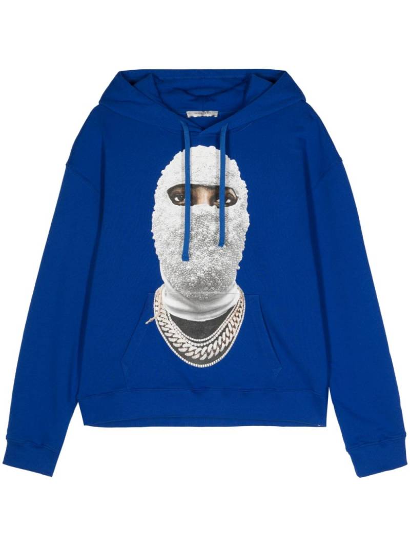 Ih Nom Uh Nit Mask Future cotton hoodie - Blue von Ih Nom Uh Nit