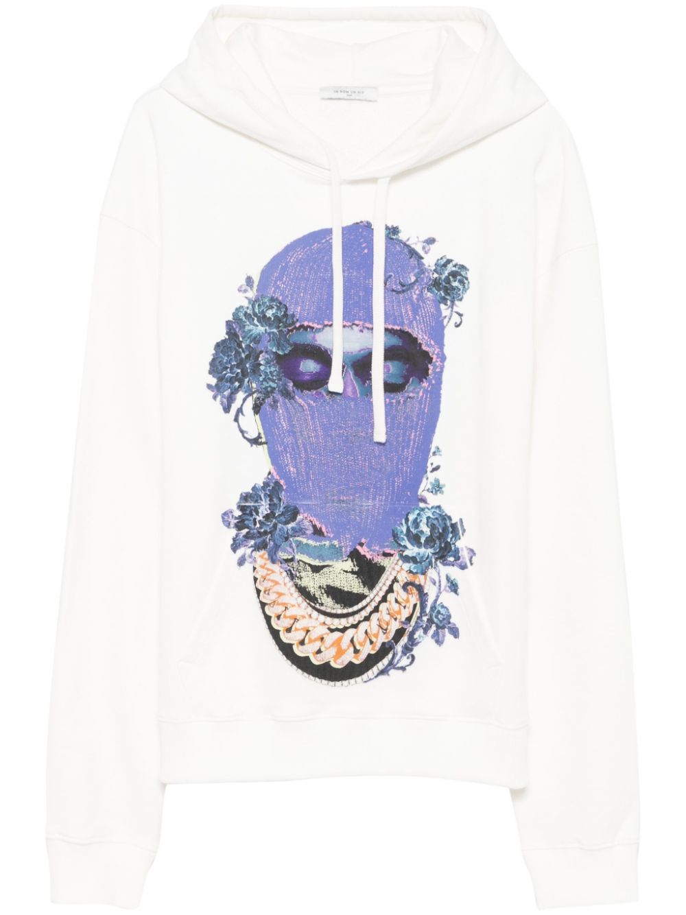 Ih Nom Uh Nit face-print hoodie - White von Ih Nom Uh Nit