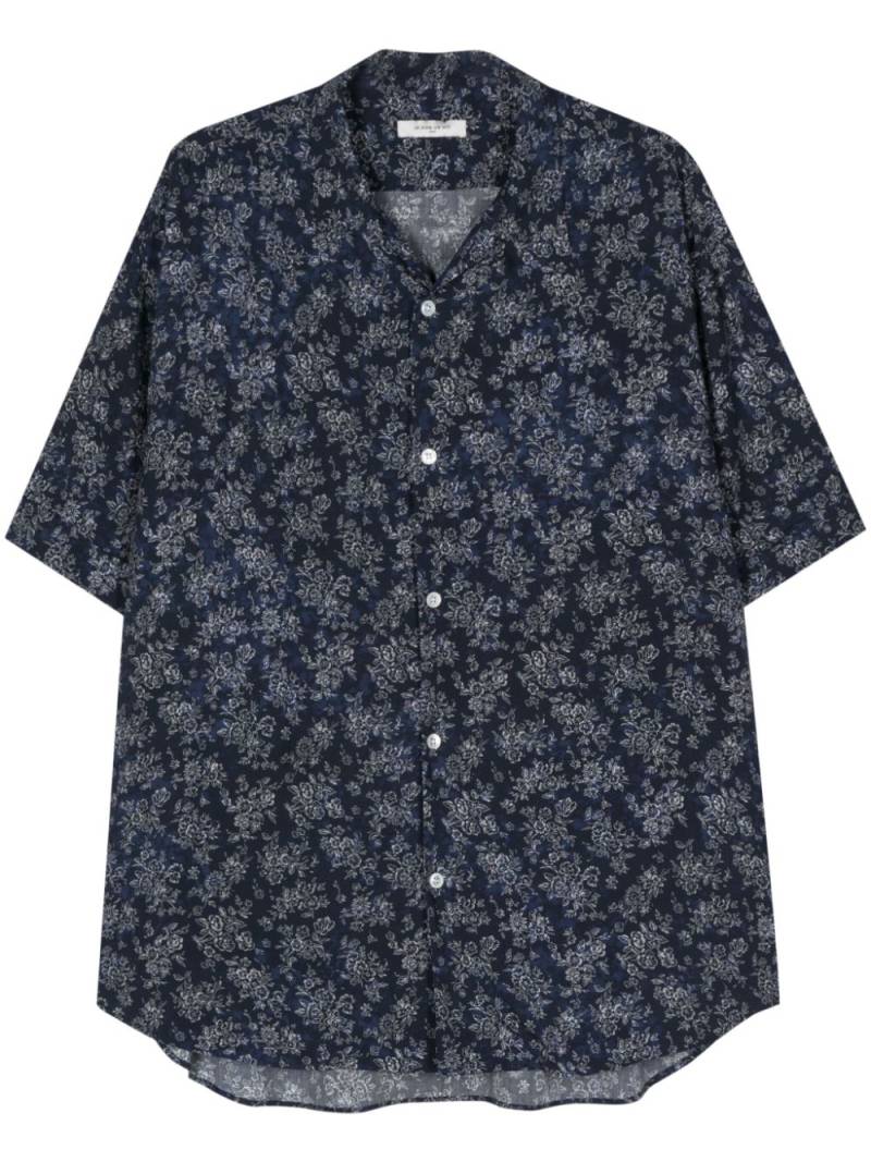 Ih Nom Uh Nit floral-print twill shirt - Blue von Ih Nom Uh Nit