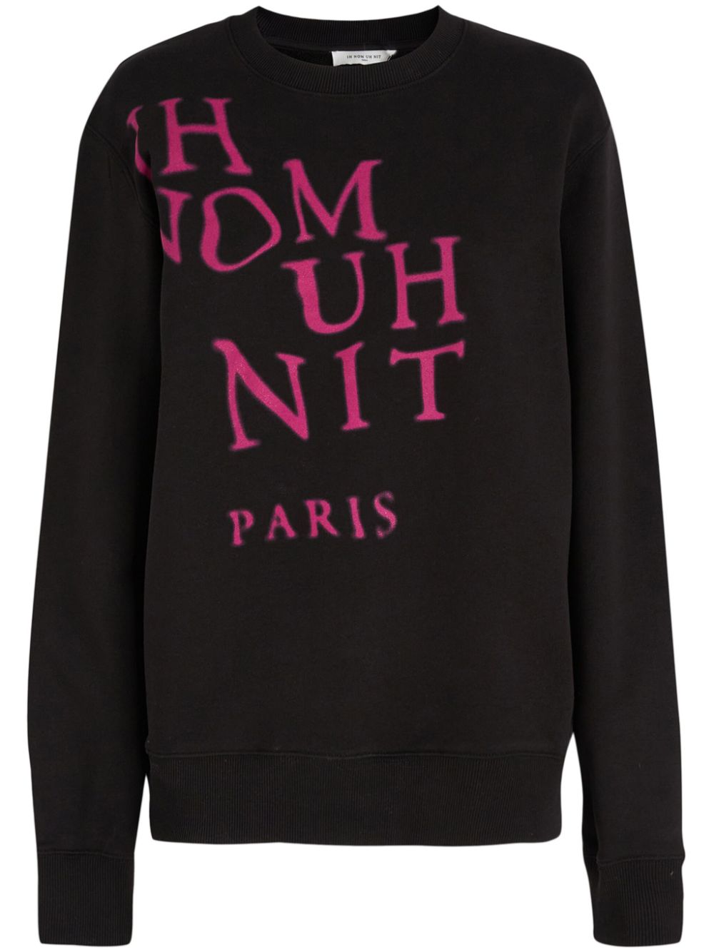 Ih Nom Uh Nit logo-print sweatshirt - Black von Ih Nom Uh Nit