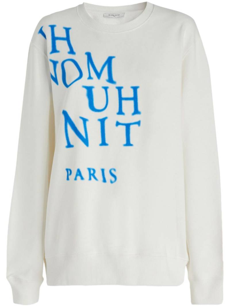 Ih Nom Uh Nit logo-print sweatshirt - White von Ih Nom Uh Nit