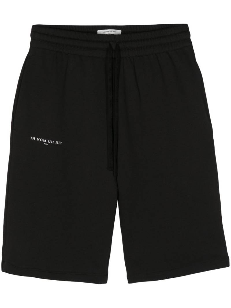 Ih Nom Uh Nit logo-print track shorts - Black von Ih Nom Uh Nit