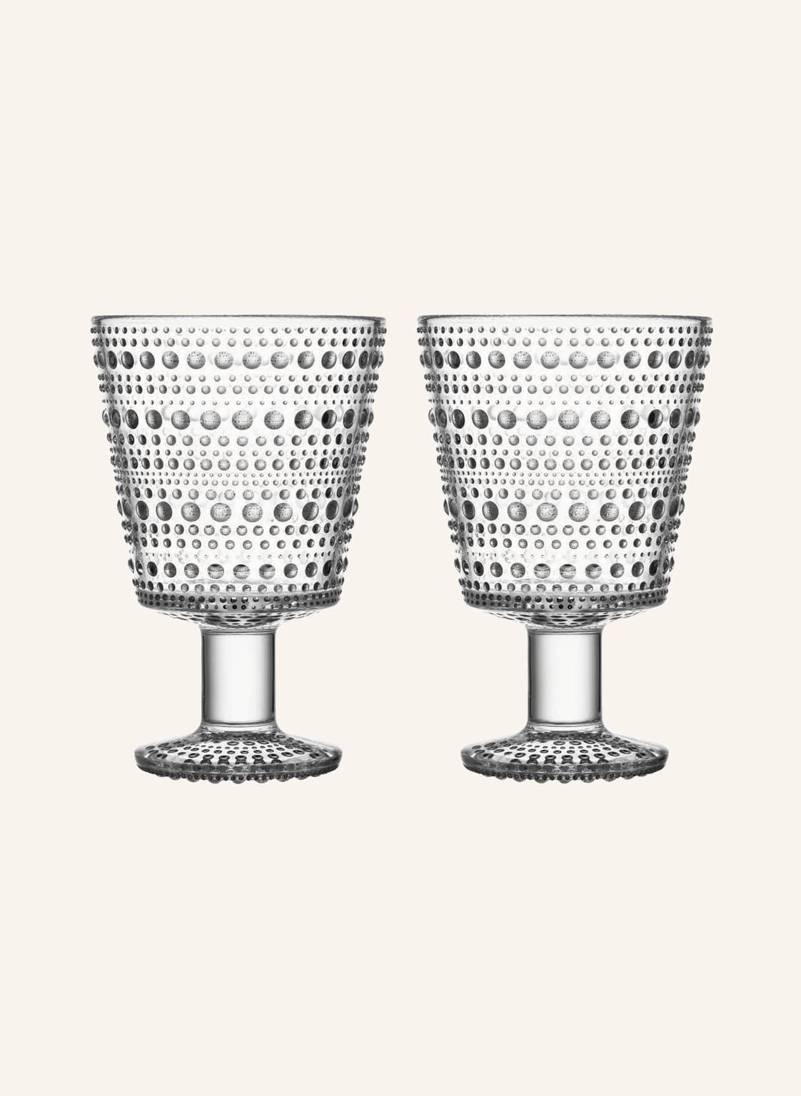 Iittala 2-Tlg. Set Trinkgläser Kastehelmi transparent von Iittala