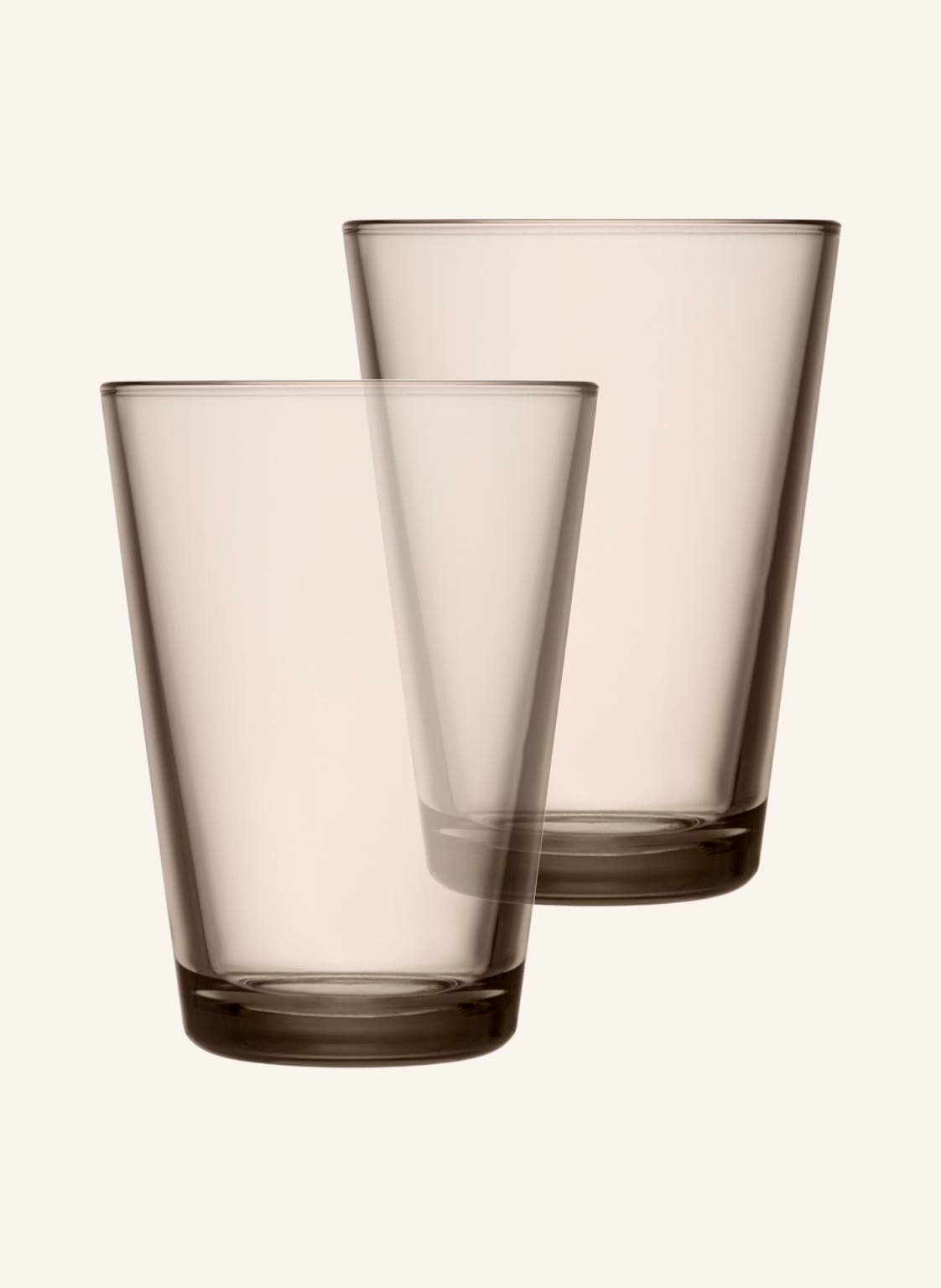 Iittala 2er-Set Trinkgläser Karito beige von Iittala