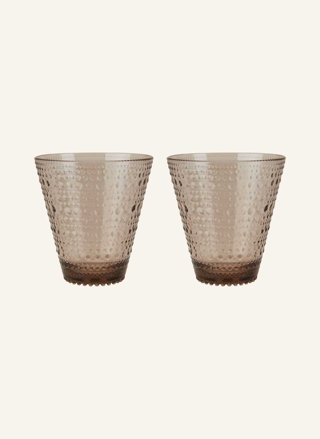 Iittala 2er-Set Trinkgläser Kastehelmi beige Iittala 2er-Set Trinkgläser Kastehelmi beige von Iittala