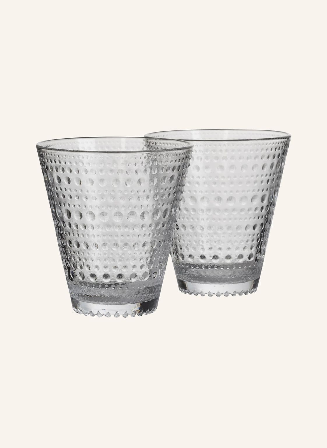 Iittala 2er-Set Trinkgläser Kastelhelmi transparent von Iittala