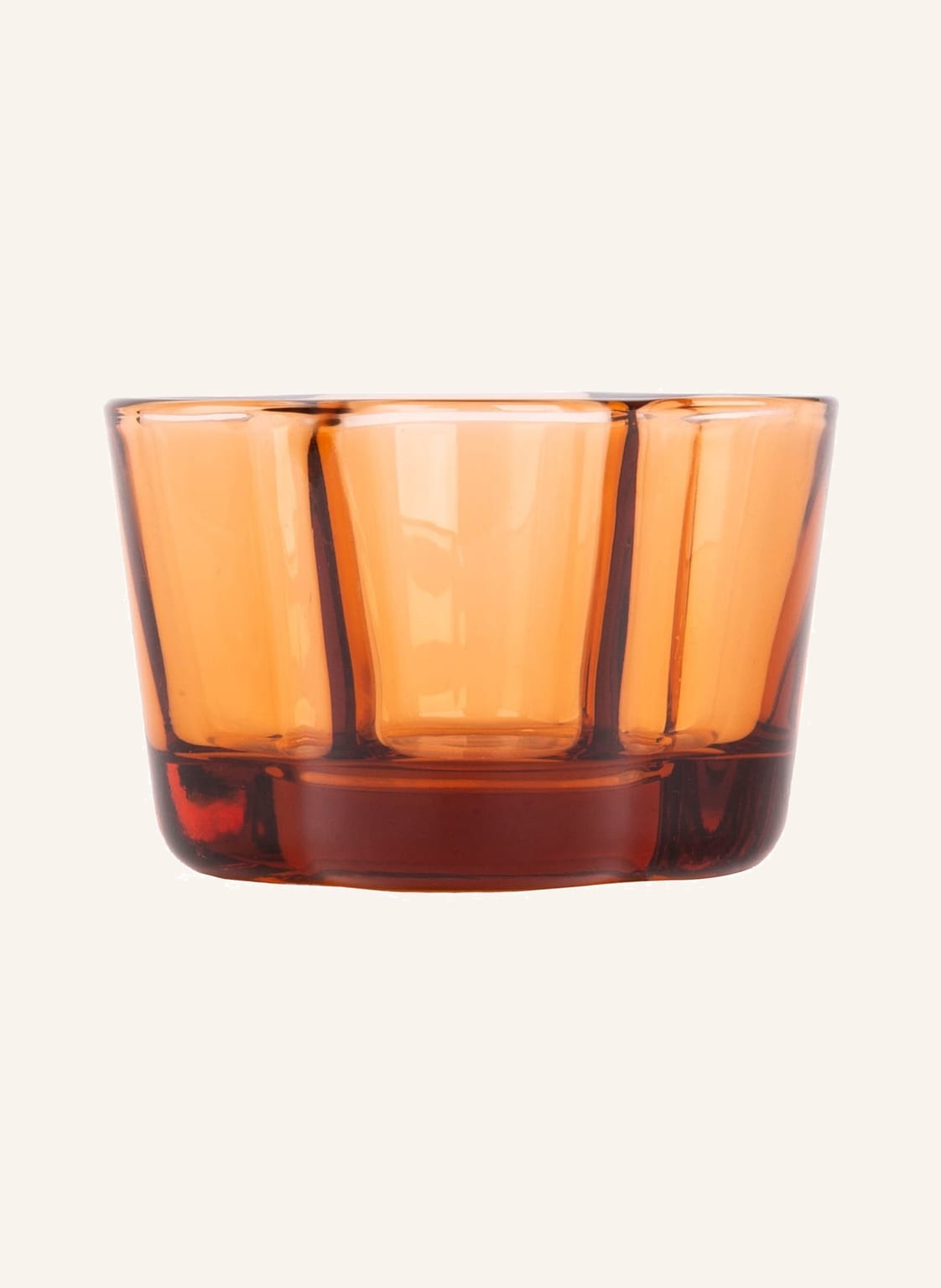 Iittala Teelichthalter Alvar Aalto orange von Iittala