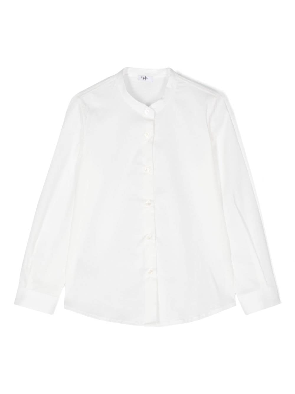 Il Gufo band-collar shirt - White von Il Gufo