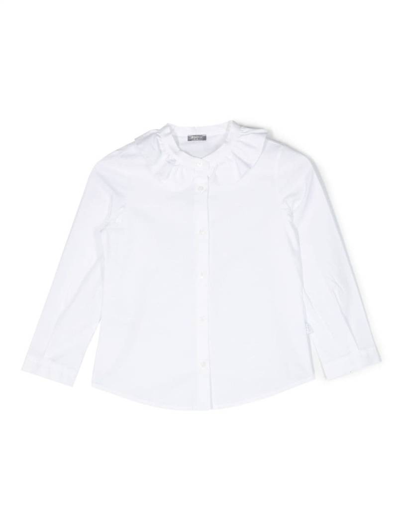 Il Gufo bib-collar button-up shirt - White von Il Gufo