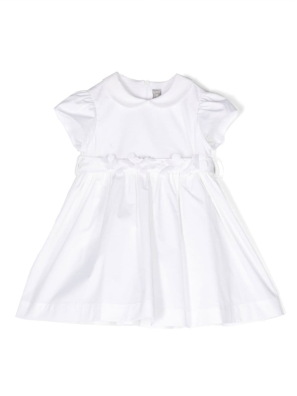 Il Gufo bow-detail flared dress - White von Il Gufo