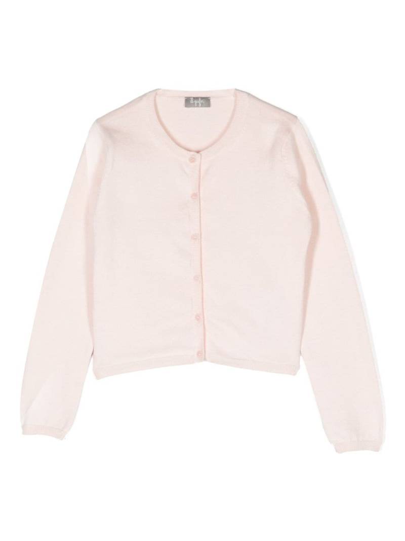 Il Gufo button-up organic cotton cardigan - Pink von Il Gufo