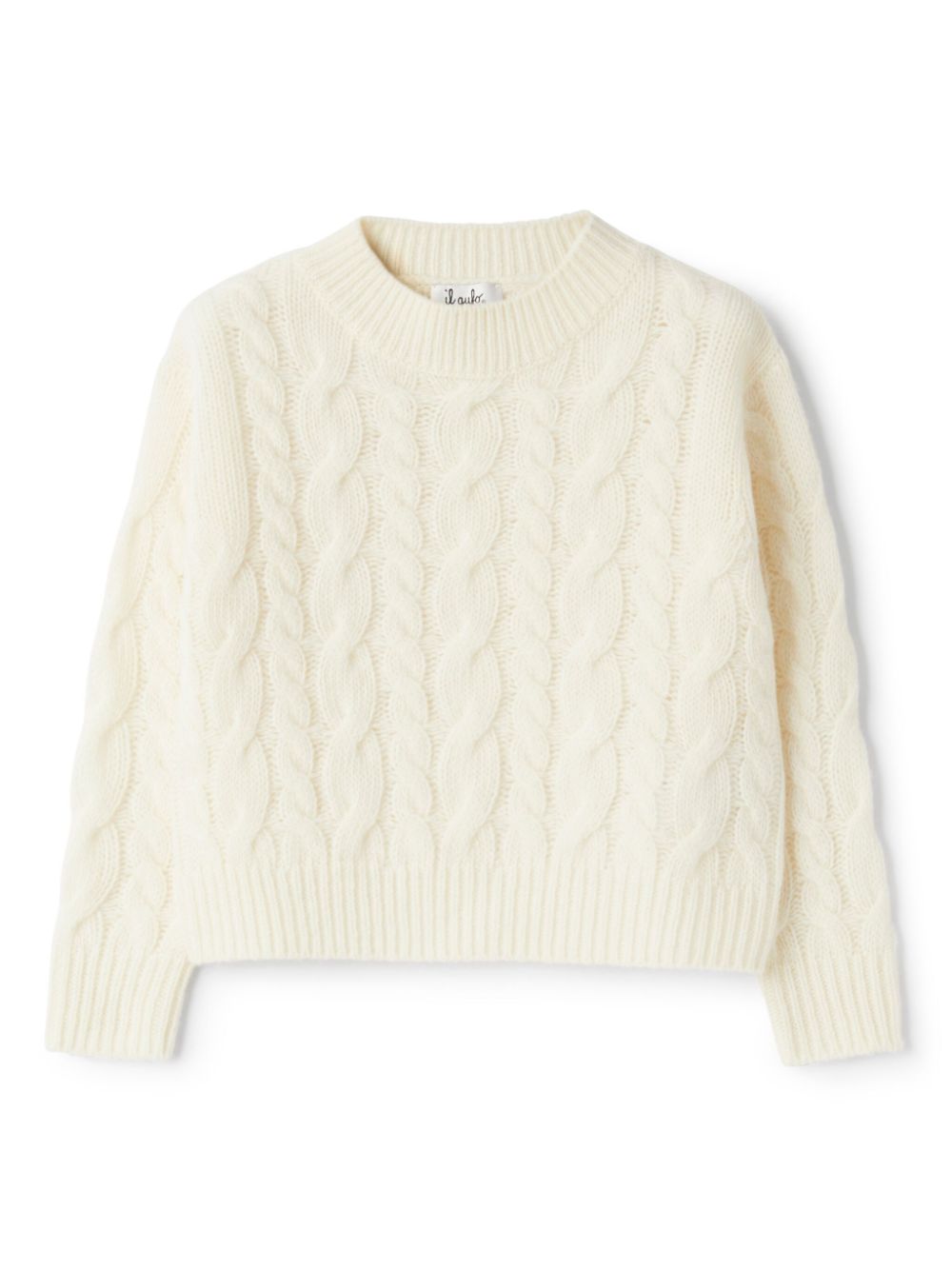 Il Gufo cable-knit jumper - Neutrals von Il Gufo