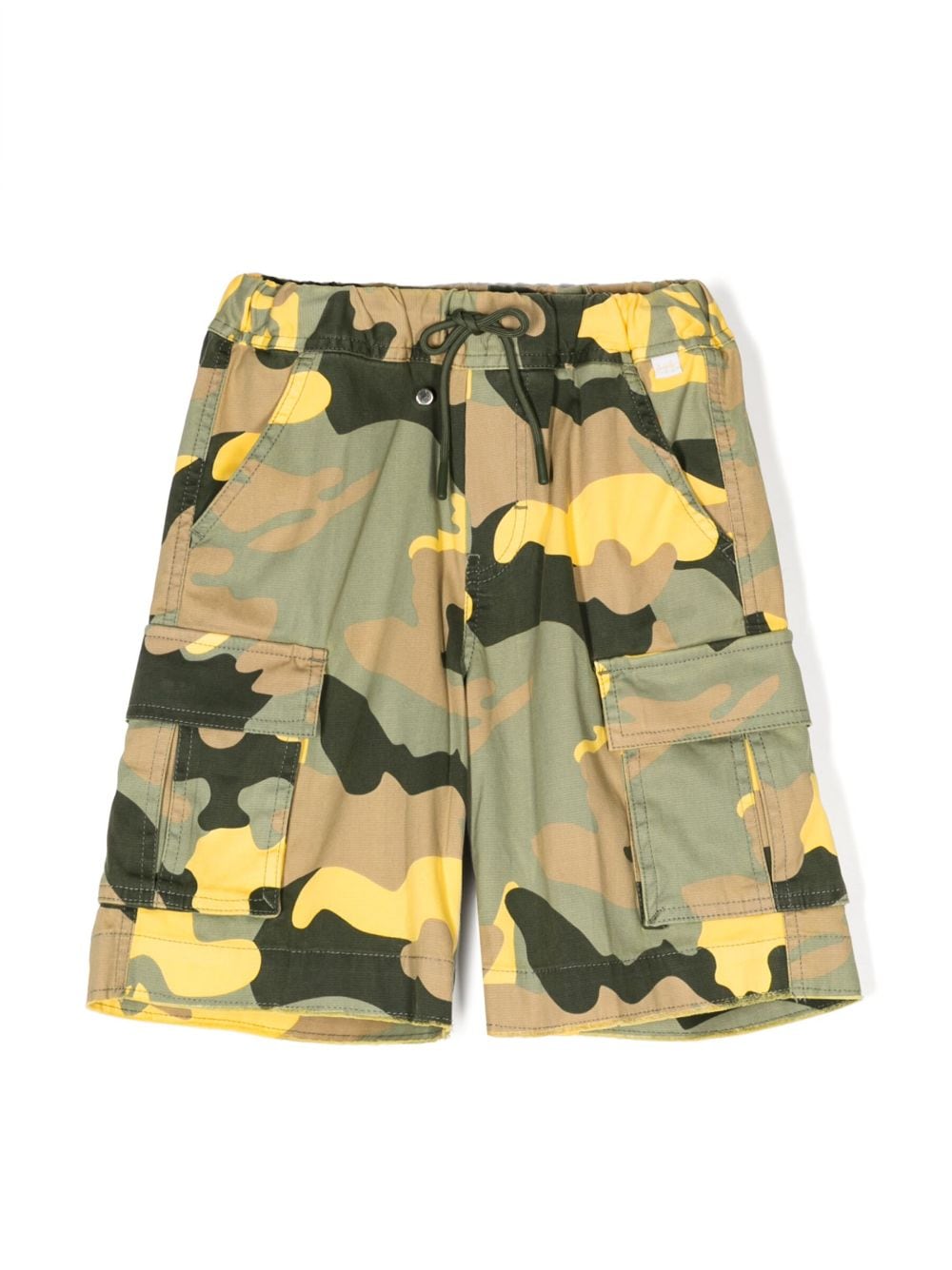 Il Gufo camouflage-print cargo shorts - Green von Il Gufo