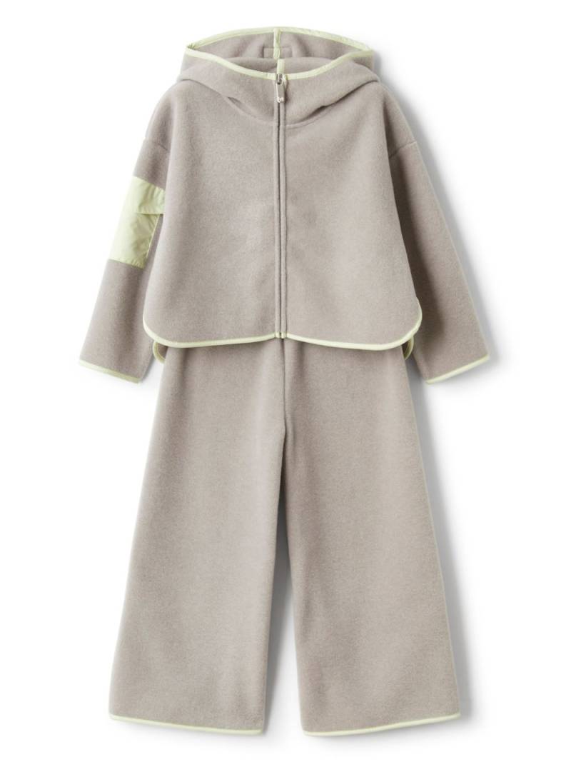 Il Gufo contrasting trim tracksuit - Neutrals von Il Gufo