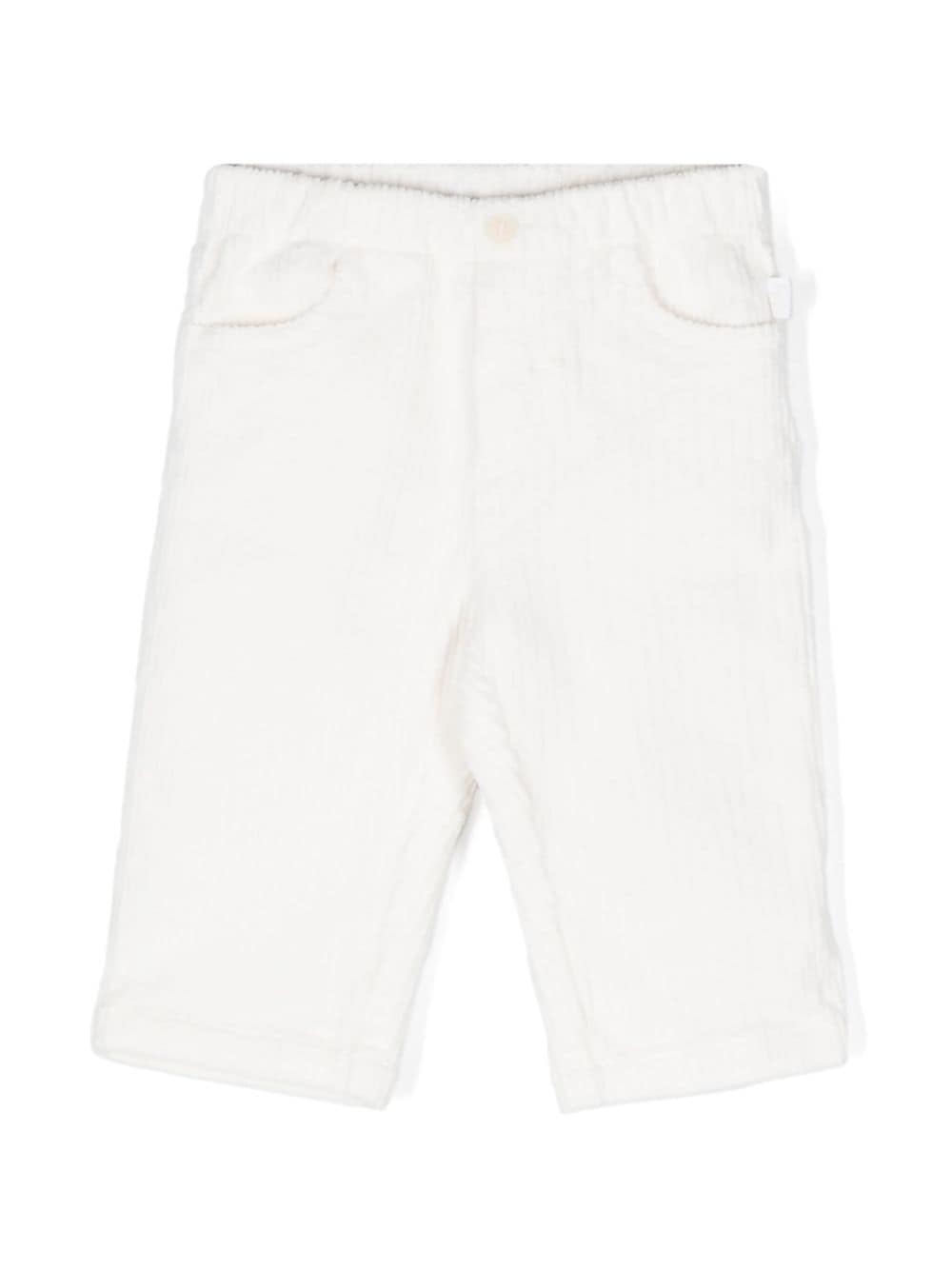 Il Gufo corduroy trousers - White von Il Gufo