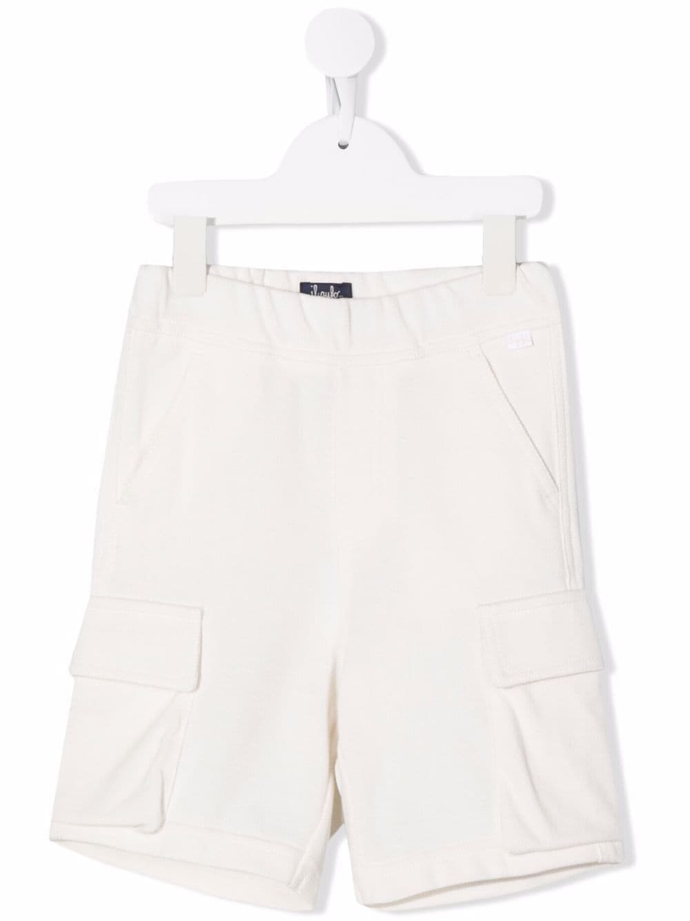 Il Gufo cotton cargo shorts - White von Il Gufo