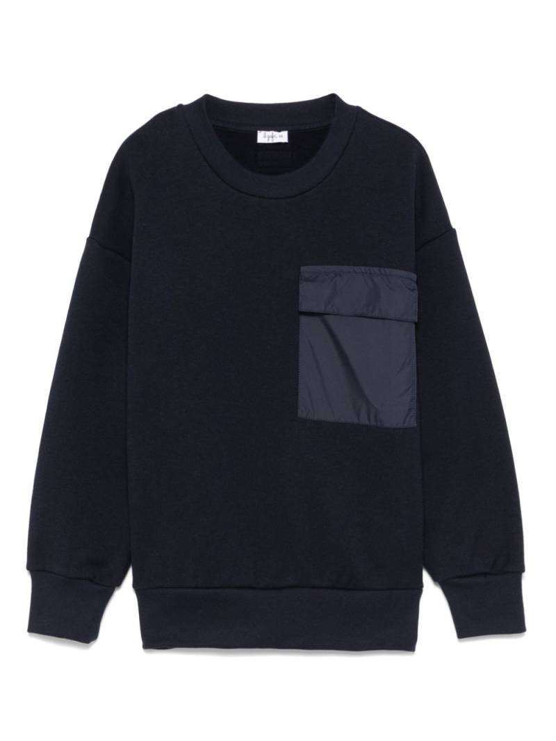 Il Gufo crew-neck cotton sweatshirt - Blue von Il Gufo