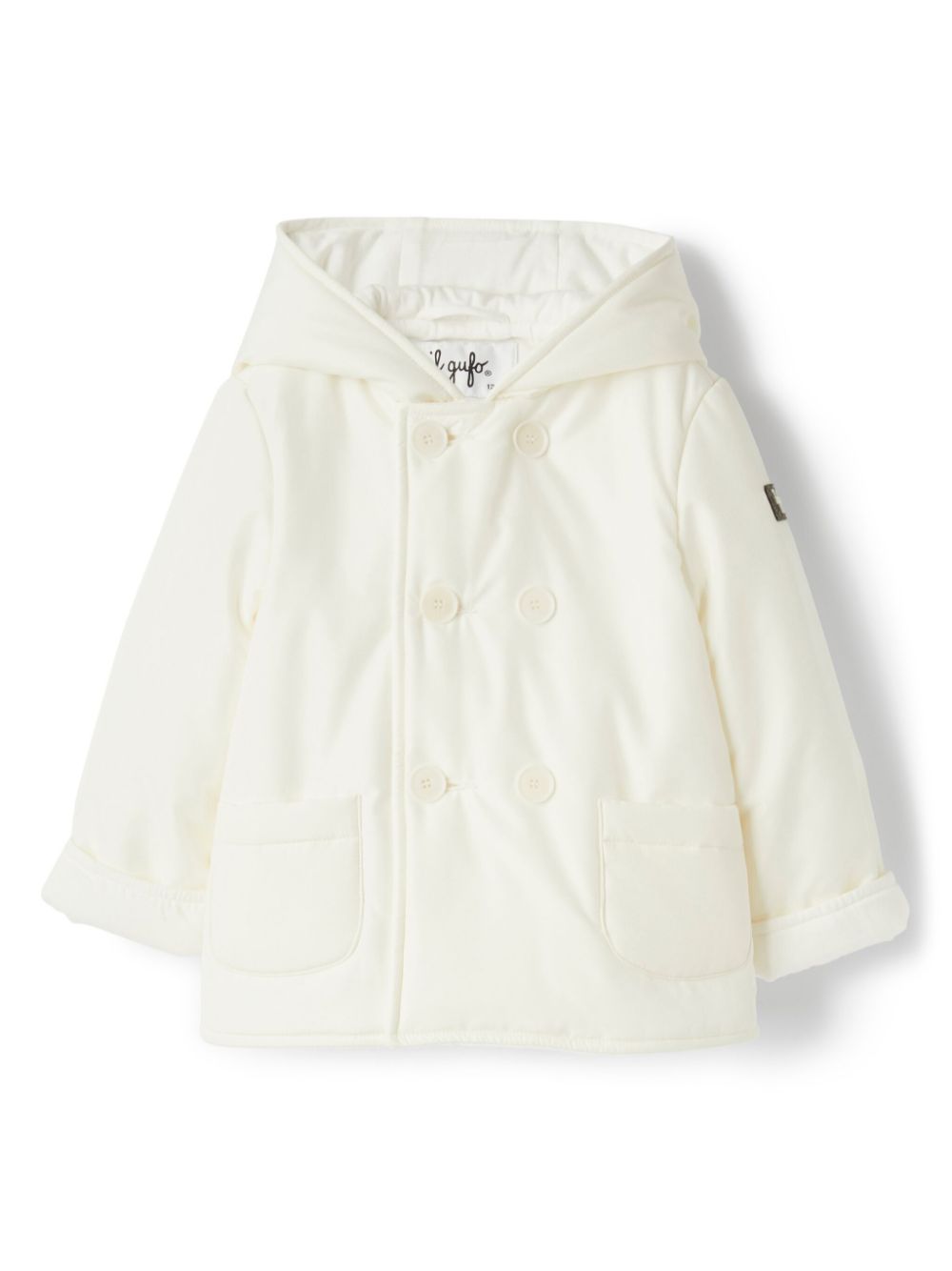 Il Gufo double-breasted padded jacket - White von Il Gufo