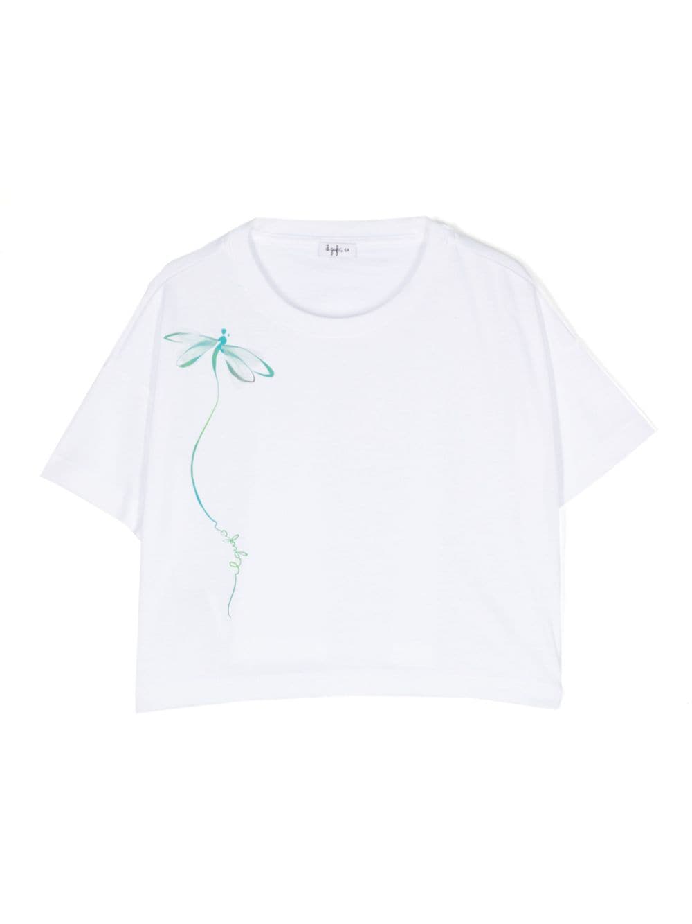 Il Gufo dragonfly-print T-shirt - White von Il Gufo