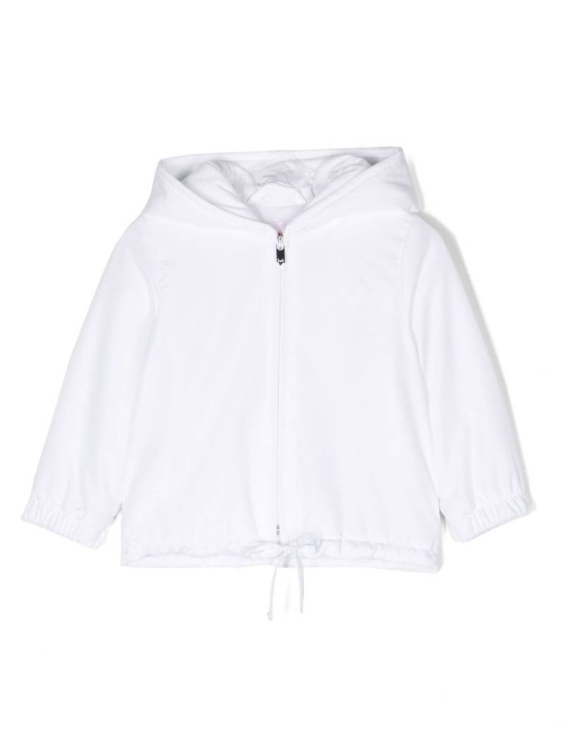 Il Gufo drawstring-hem long-sleeved jacket - White von Il Gufo