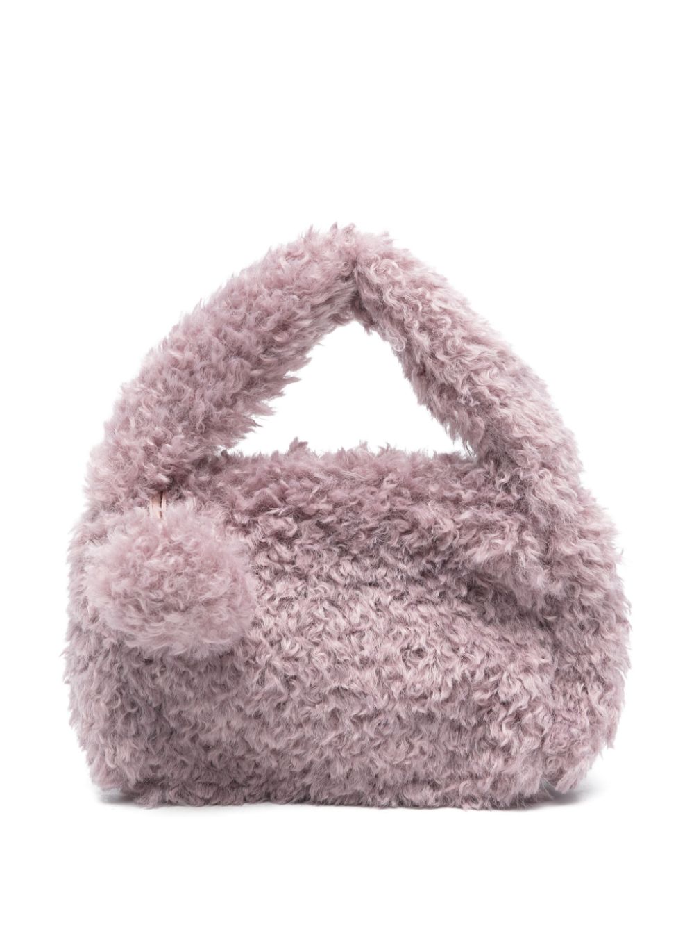 Il Gufo faux-fur tote bag - Purple von Il Gufo