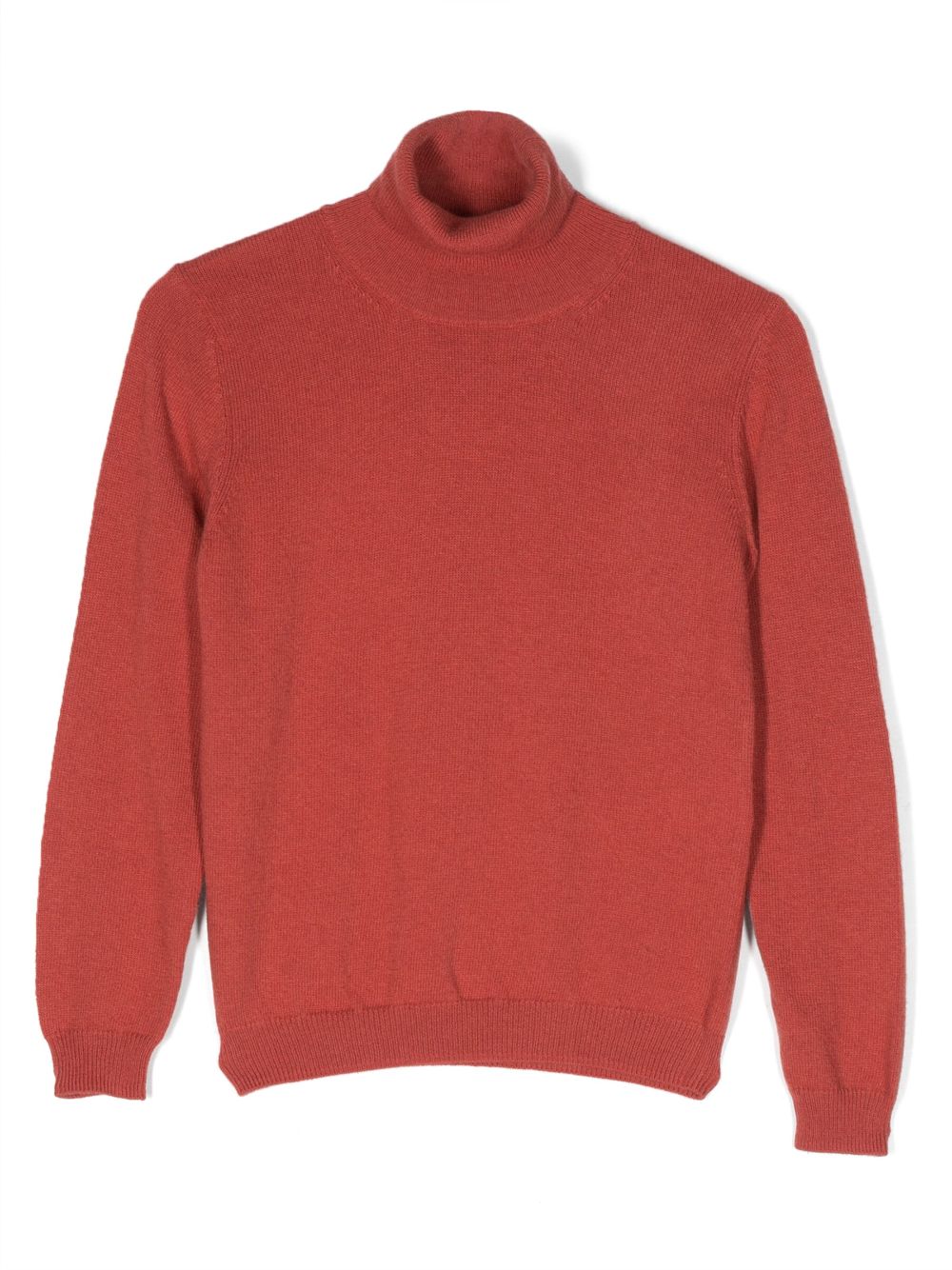 Il Gufo fine-knit roll-neck jumper - Orange von Il Gufo