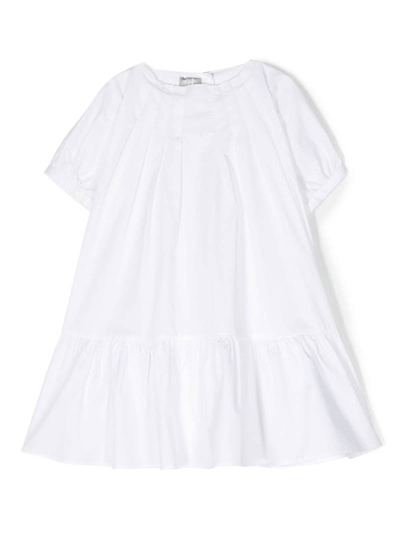 Il Gufo flared hem dress - White von Il Gufo