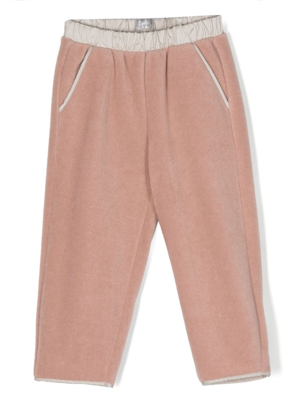 Il Gufo fleece-texture track pants - Pink von Il Gufo