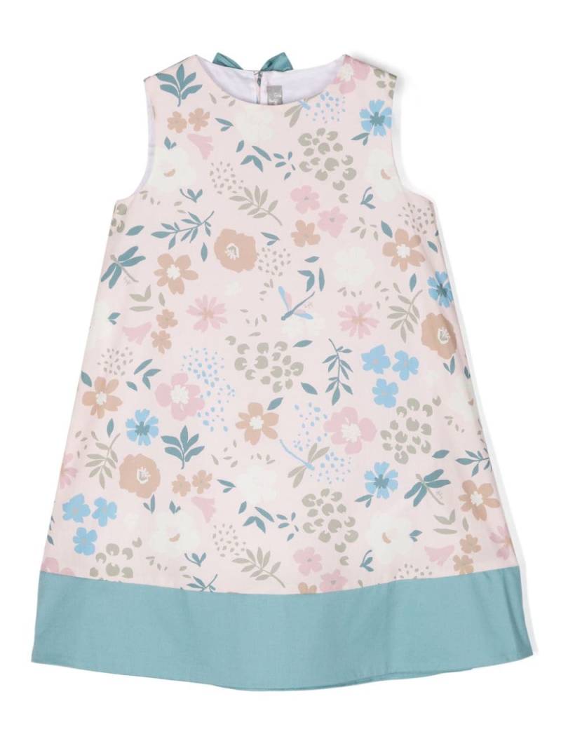 Il Gufo floral-print flared dress - Pink von Il Gufo