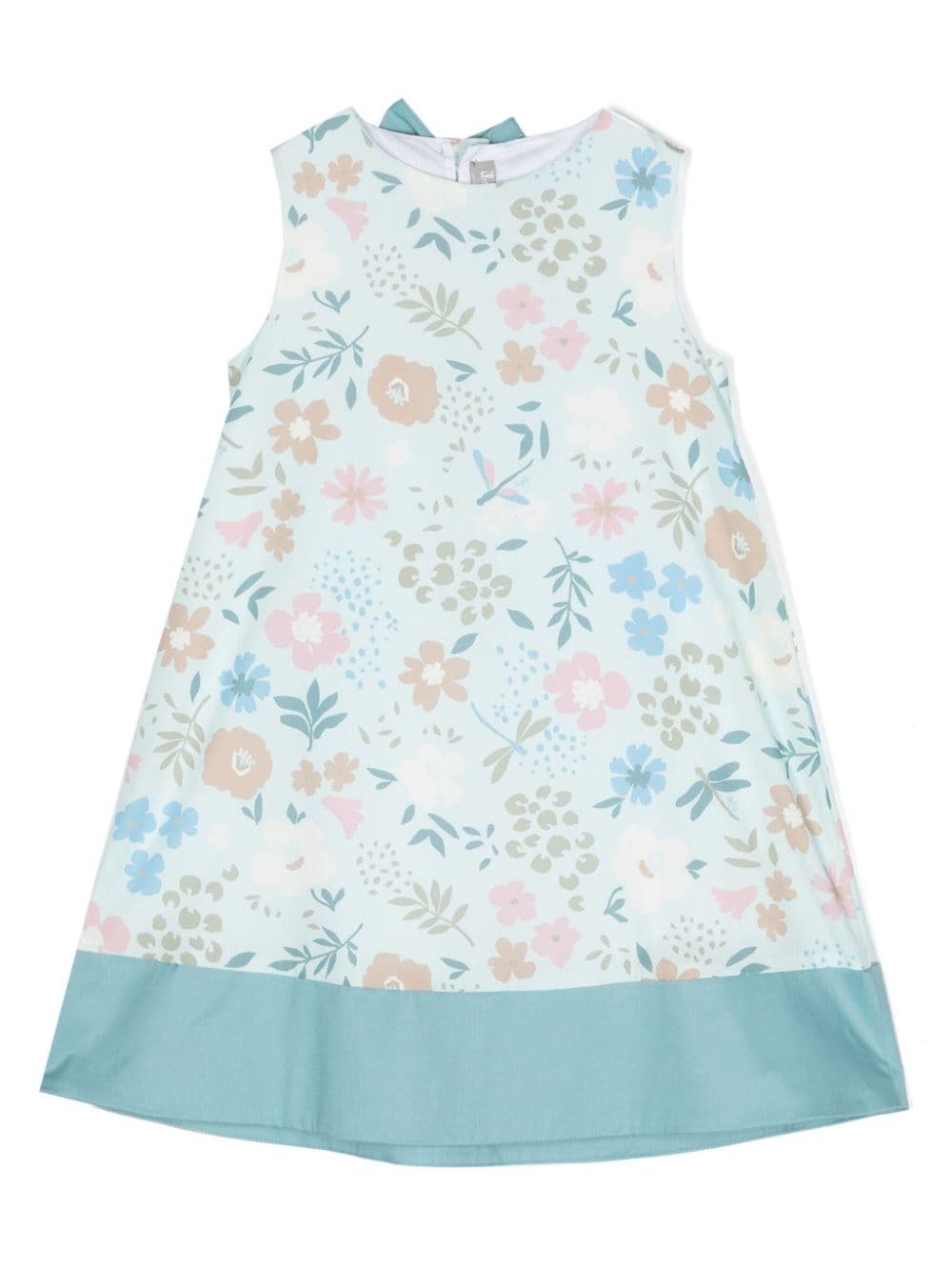 Il Gufo floral-print mini dress - Blue von Il Gufo