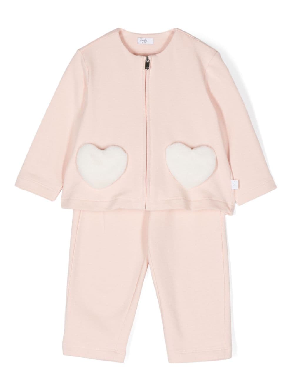 Il Gufo heart-pockets tracksuit - Pink von Il Gufo