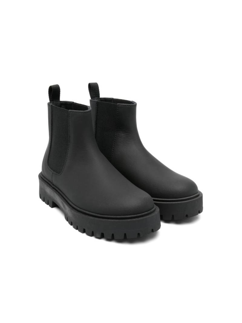 Il Gufo leather chelsea boots - Black von Il Gufo