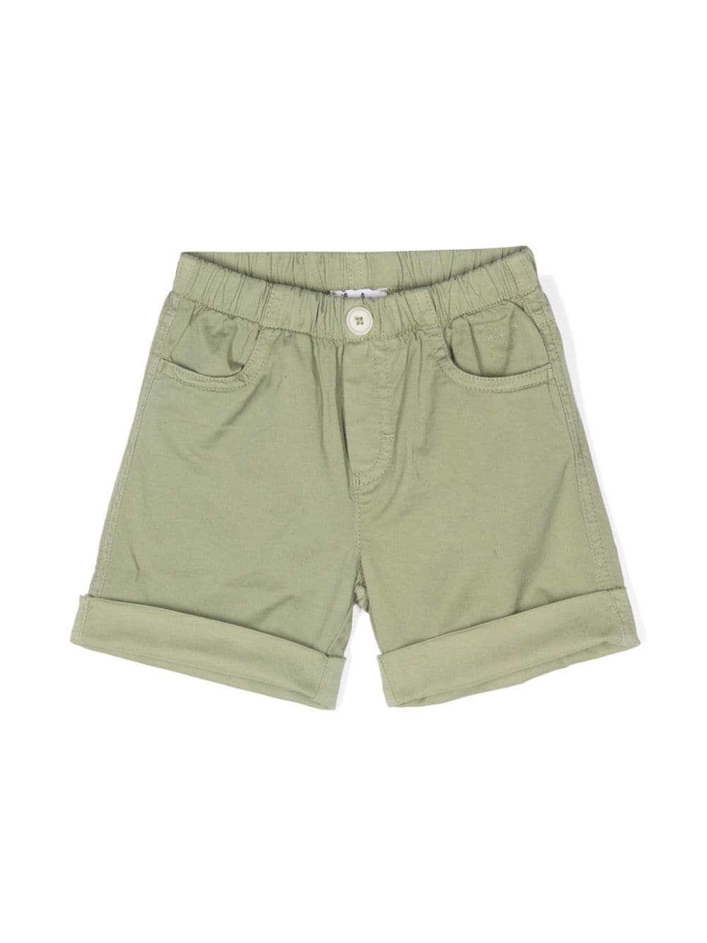 Il Gufo logo-embroidered bermuda shorts - Green von Il Gufo