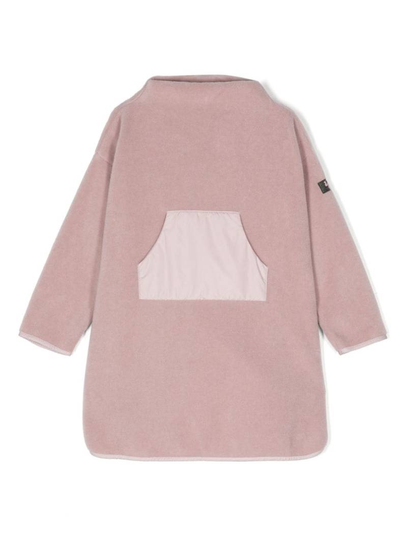 Il Gufo logo-patch dress - Pink von Il Gufo