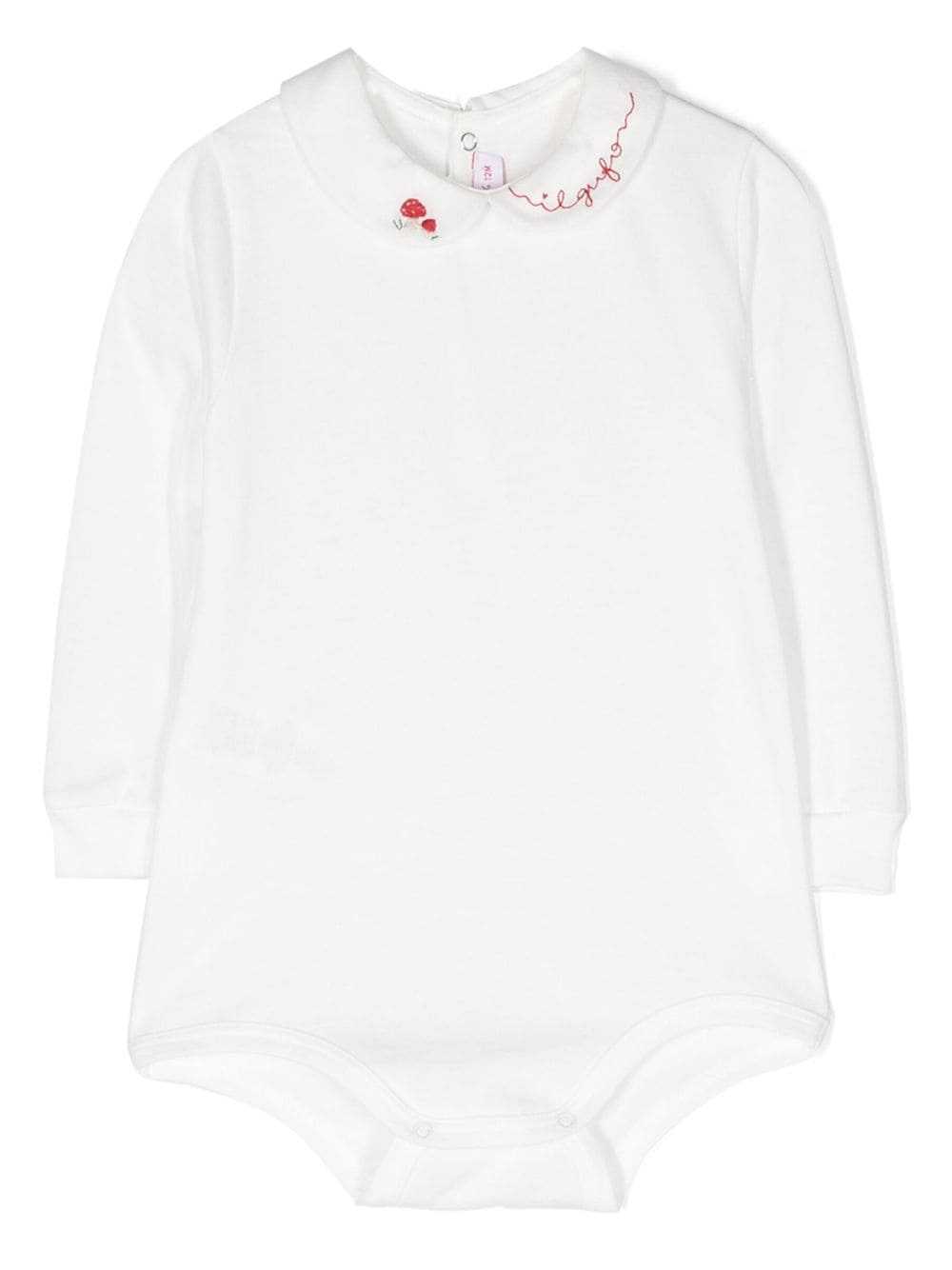 Il Gufo long-sleeve cotton body - White von Il Gufo