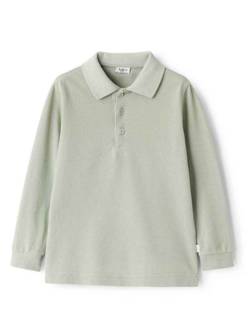 Il Gufo long-sleeve polo shirt - Green von Il Gufo