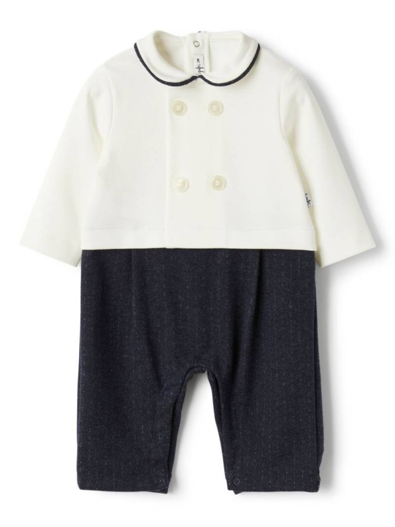 Il Gufo long sleeved romper - White von Il Gufo