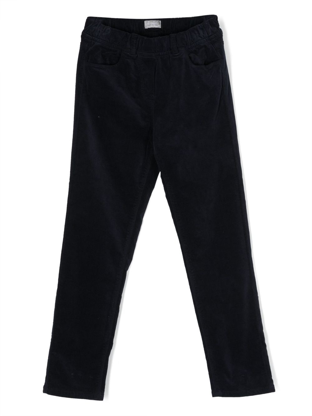 Il Gufo mid-rise dyed trousers - Blue von Il Gufo