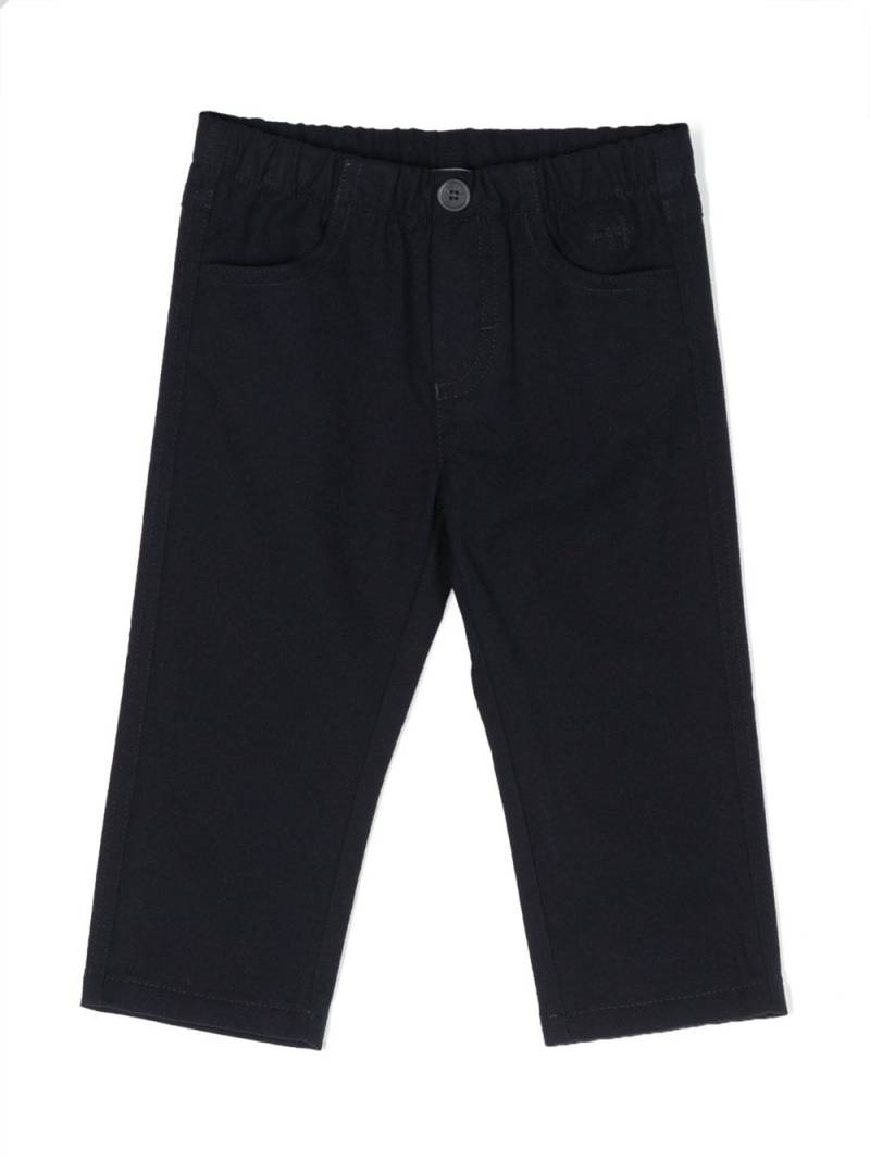 Il Gufo mid-rise straight-leg trousers - Blue von Il Gufo