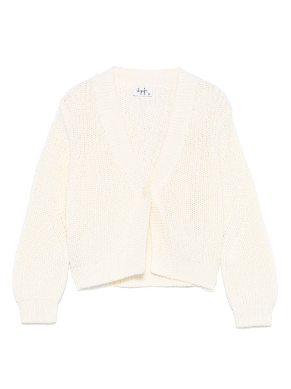 Il Gufo organic cotton cardigan - White von Il Gufo